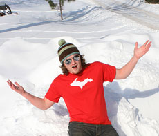 Former Yooper Bugsy loves Michigan winters, too