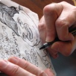 Dennis Preston does a quick sketch