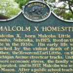 Malcolm X Historical Marker in Lansing